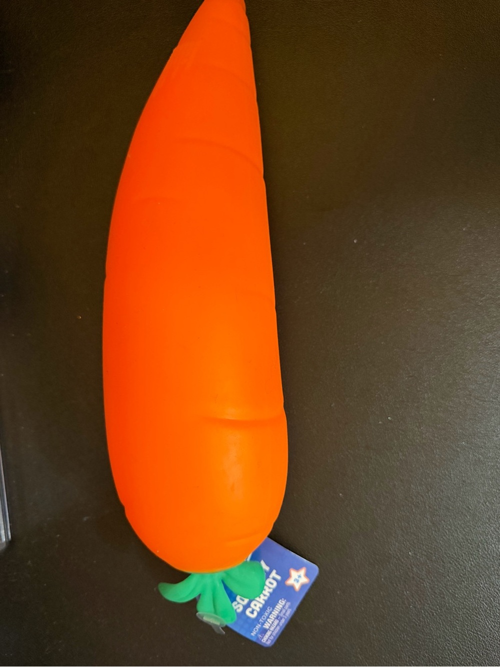 NWT Orange Carrot squishy Toy